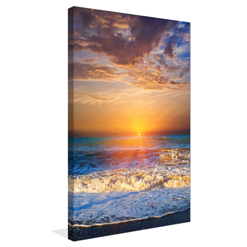 " Beach Sunset ", 30" H x 18" W x 1" D