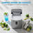 Countertop Ice Maker 33Lbs/Day, Chewable Sonic Ice, Self-Cleaning, Quiet And Compact For Home, Kitchen, Office, Parties And Camp-106272787-123807748