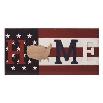 Independence Day Text & Numbers Decorative Accent