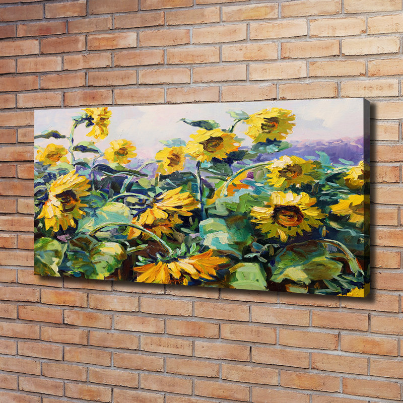 Sunflowers - Wrapped Canvas Print