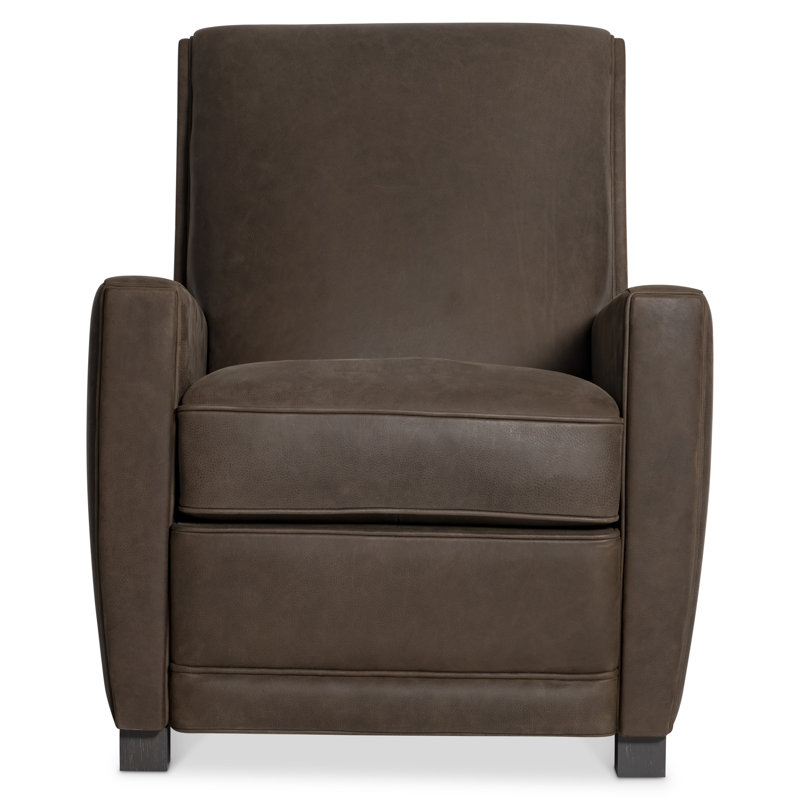 Bernhardt Bastille Leather Recliner, Brown