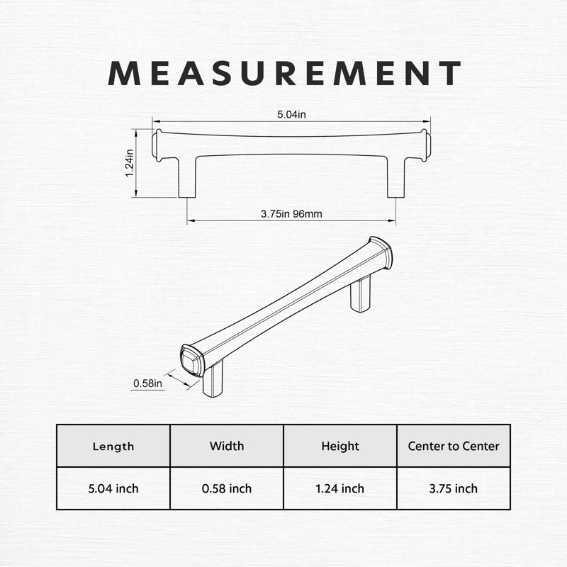 New Collection  Extravagance 3" Centre to Centre Cabinet Pull Multipack, 3", Brushed Gold