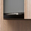 Kora Art Faux Fluted 24" Single Vanity with Integrated Ceramic Top & Handles-793747126