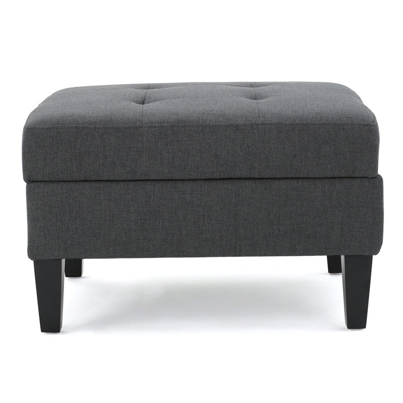 OTTOMAN DE RANGEMENT, Gris foncé