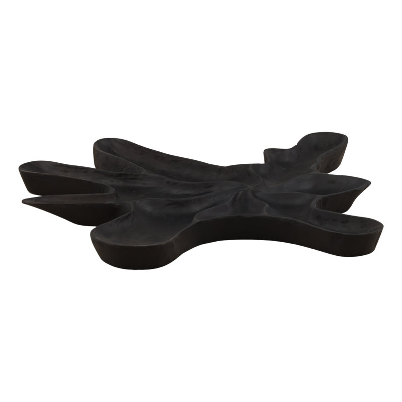 McGee Wall Sculpture, 27.5" H x 27.5" W x 20.4" D, Black
