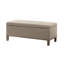 Banc de rangement capitonné à fermeture douce