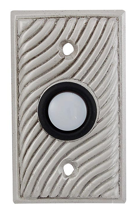 Push Button Doorbell, Satin Nickel