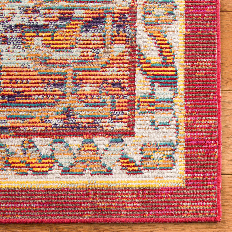 Tapis orange Donnella, Rectangle 2 pi 2 po x 5 pi