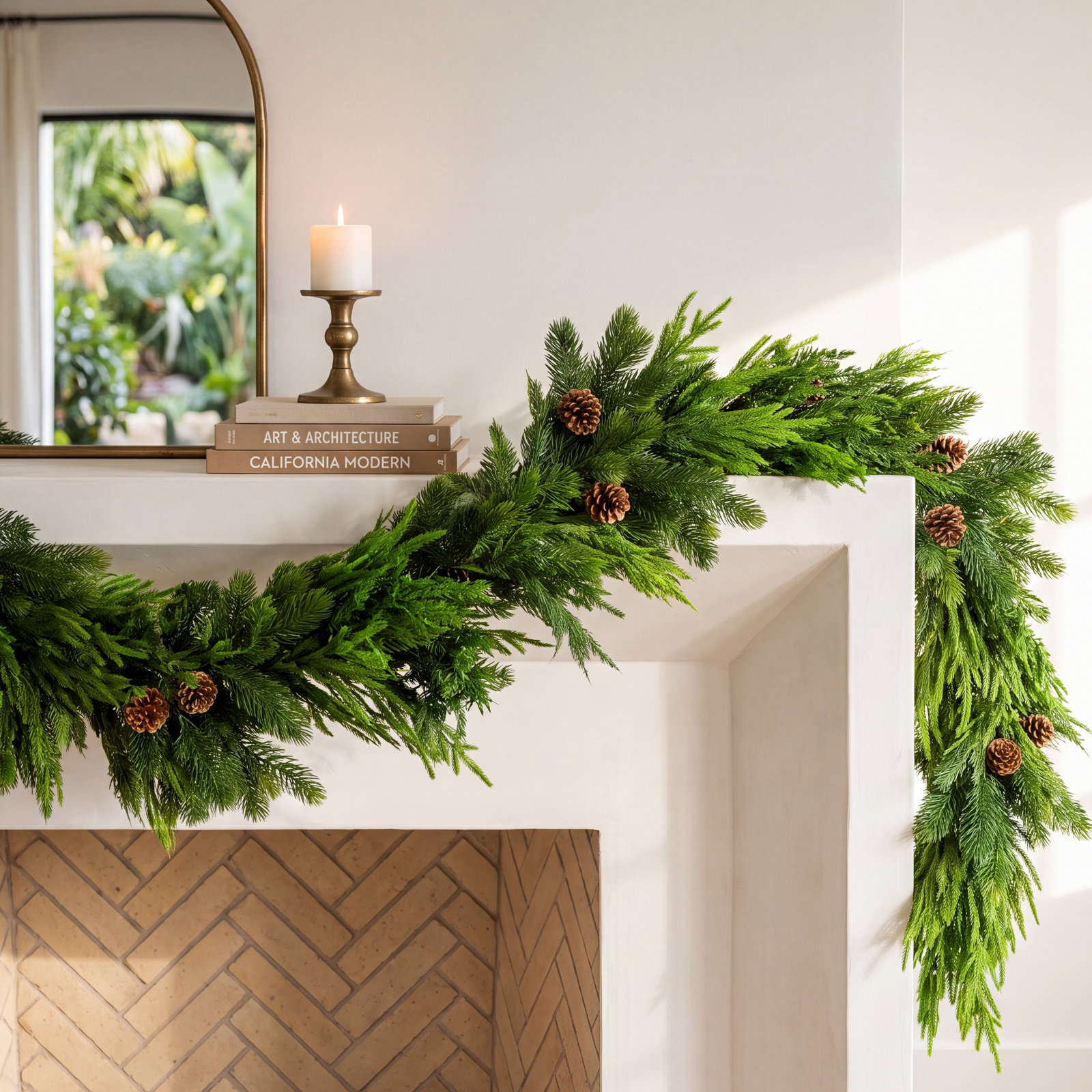 72" Mixed Pine Christmas Garland