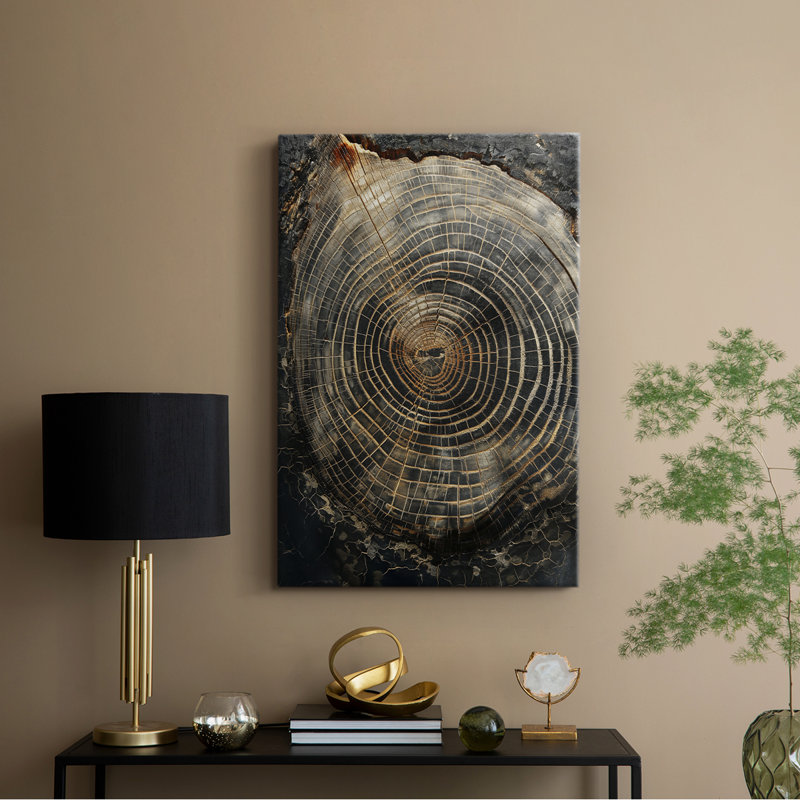 Série ABSTRACT CC - Toile tendue avec châssis Premium - Prêt à être accroché, H 27 po x l 18 po