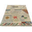 Scandinavian Hand Knotted Wool Geometric Area Rug-2022657686