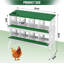 Boîte de nidification de poulet, 10 boîtes de nidification en métal pour poulailler, collection facile d'œufs, nettoyage facile, boîtes de ponte avec poules de support pour poules-746780184-571270883