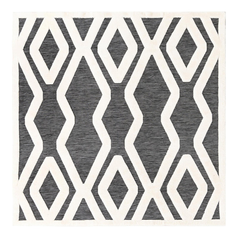 Tapis Corrhe Studio® Trellis Raheesa, Carré 7 pi 10 po