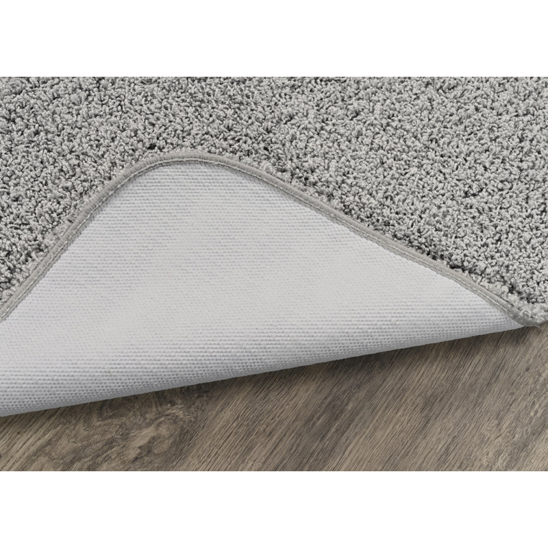 Frechette 2 Piece Bath Rug Set, Platinum Grey