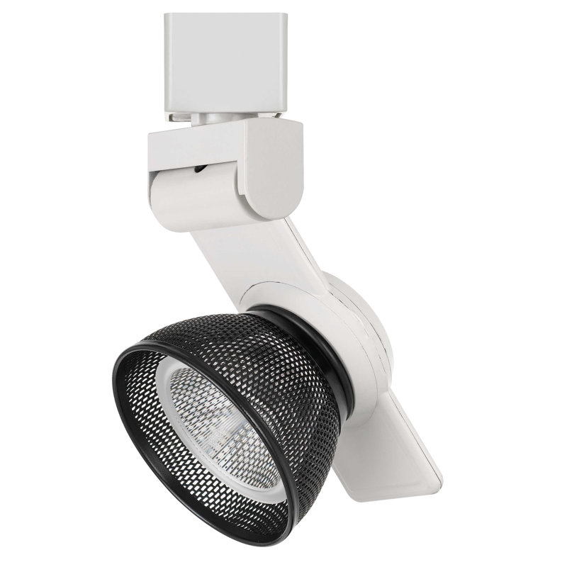 Tête de luminaire de rail del, Noir, Blanc