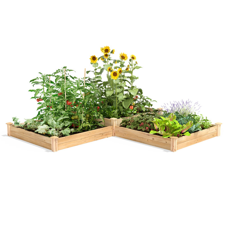 Wood Raised Garden Bed, Cedar