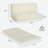 HOMCOM Contemporary Bean Bag Floor Sofa Bed