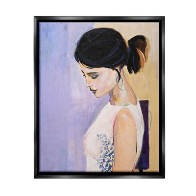 "Portrait traditionnel de femme" sur toile