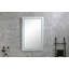 Miroir de salle de bain à DEL 40 po x 24 po avec façade et rétroéclairage, grands miroirs muraux à intensité variable avec antibrouillard, mémoire, 3 couleurs, miroir de meuble-lavabo à DEL