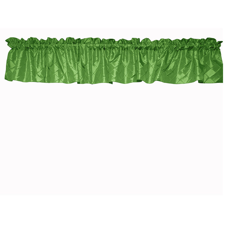 Cantonnière sur mesure l 52 po, Vert lime, L 52 po x L 24 po