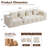 Modular Loveseat With 12.4" W Arms, Compressed No-Frame Sofa-1809568252-1808894136
