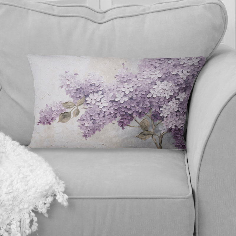 Magnifique coussin lilas Dreamscape - imprimé lilas