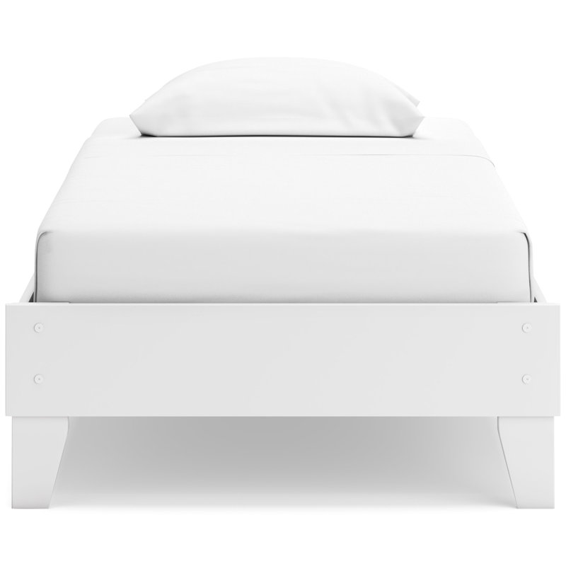 Gwendylon Platform Bed, Twin, White