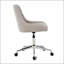 chaise de salle à manger en tissu molletonné Teddy-2124544414