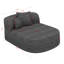 Chaise longue moderne avec deux coussins et canapé rembourré sans os-35205951