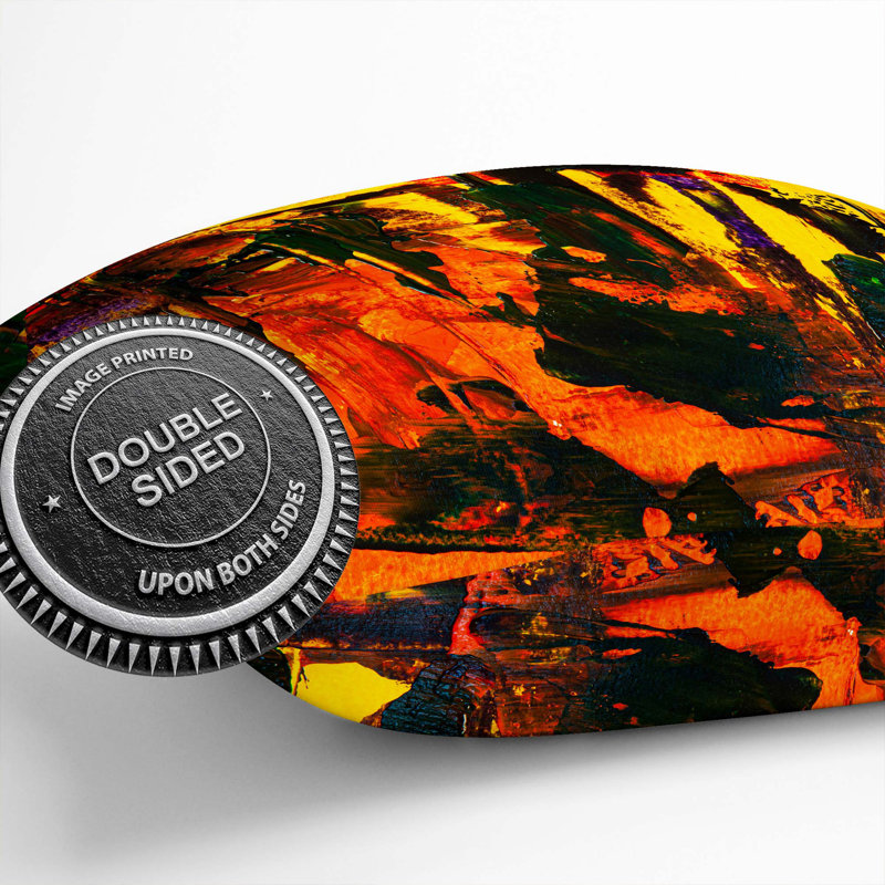 Abstract Square Throw Cushion, 55 x 55 cm