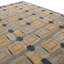 Rug & Kilim’S Scandinavian-Inspired Geometric Gold Beige And Blue Wool Pile Rug-805849404
