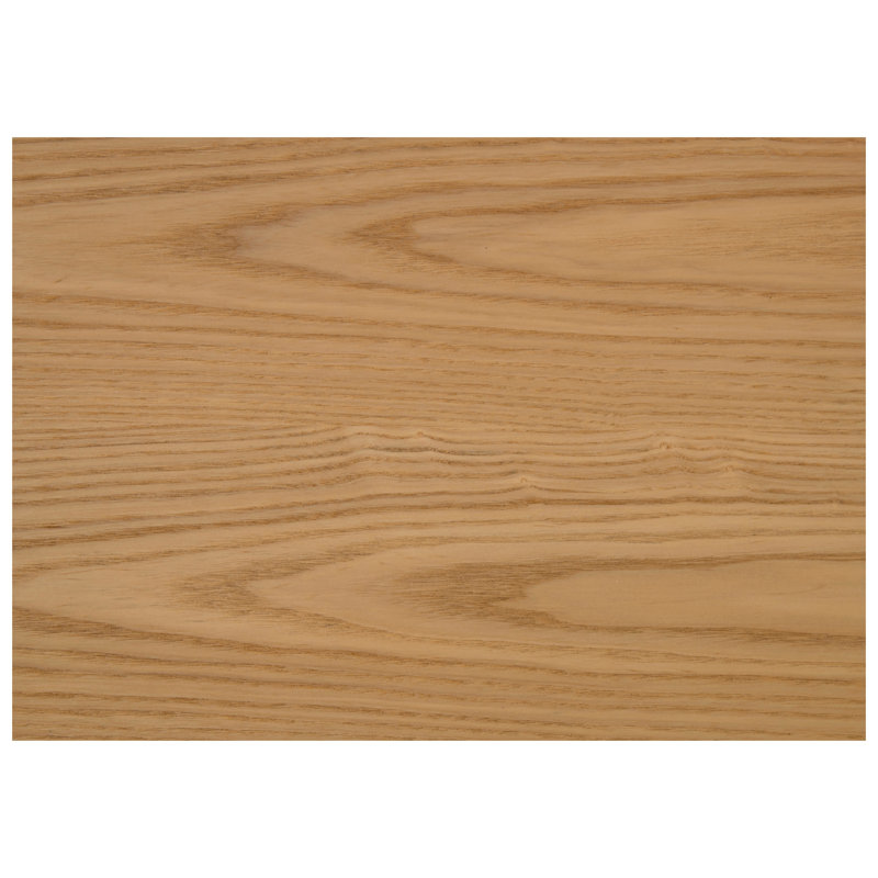 Table de salle à manger 6 places en chêne naturel avec placage en frêne et meubles en bois d'ingénierie