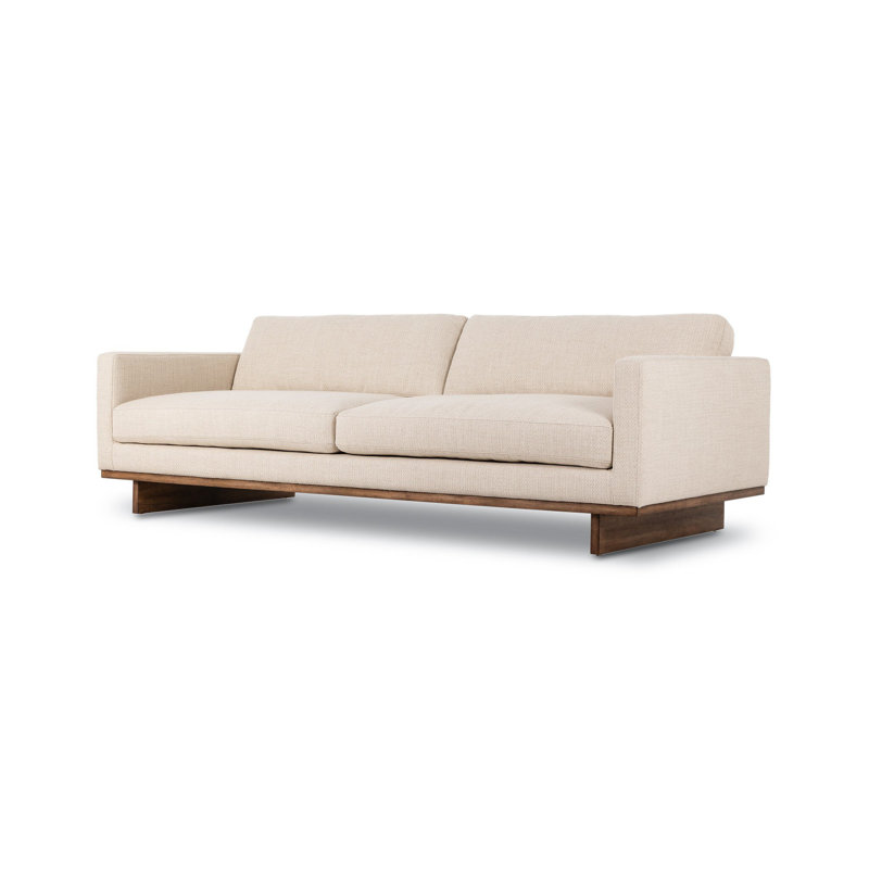 Everly Sofa, Irving Taupe, Antique Cocoa