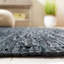 Tapis rayé en cuir / coton Lae Vintage-17592374