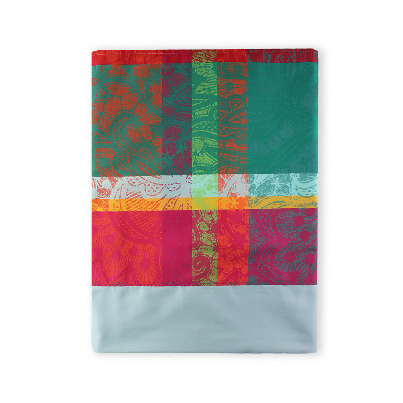 Gloriano Patchwork Satin Flat Sheet