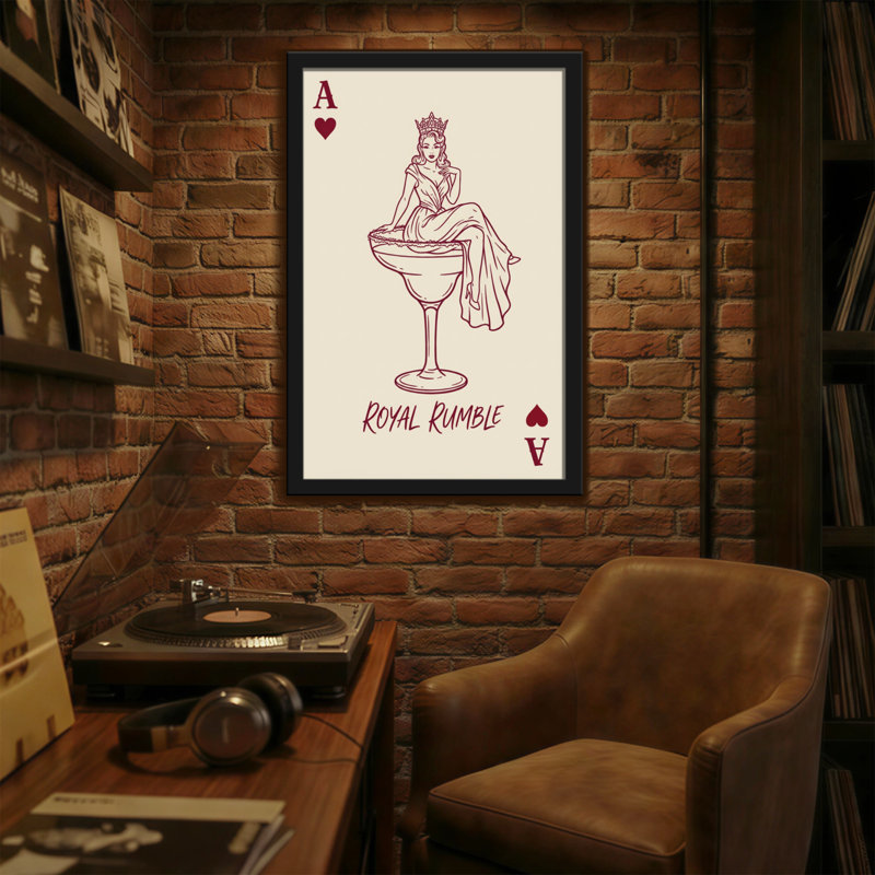 Fashion Queen royale en verre à cocktail, H 18 po x l 12 po