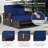 Arianit 65'' Wide Steel Loveseat with Cushions-256373000