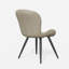 Chaise rembourrée avec pieds en métal-1742434445