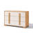 47.2'' W Natural and White 6-Drawer Dresser