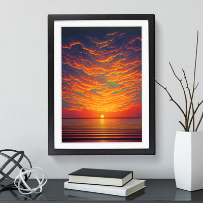 XV1022-3410X Passionate Ocean Sunset - Print