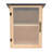 22.4"H X 18.5"W Wooden Library Book Box
