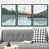 Toile avec cadre flottant noir