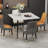 Annagh Stone Top Metal Base Dining Table-268854960-268855629