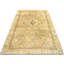 Tapis brun / beige en laine noué à la main de conception unique 6 pi 5 po x 10 pi années 1960