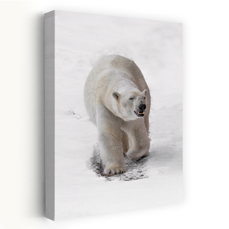 Art contemporain abstrait arctique arctique, H 24 po x l 16 po