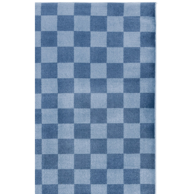 Lavone Performance Checkered Rug, Rectangle 5'3" x 7'6