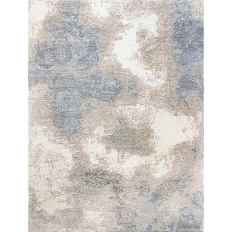 Tapis rectangulaire noué à la main, Rectangle 12 pi x 15 pi