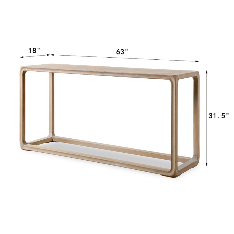 Yuvraj 63 in. Solid Wood Console Table