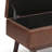 Owen 36"W Small Upholstered Storage Ottoman with Lift Top and Solid Wood Legs-669671673