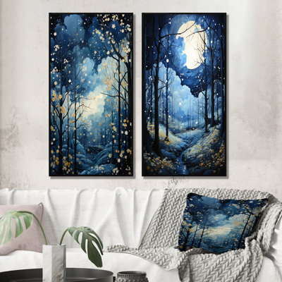 «Sky Celestial Canopy Pastoral», 2 pièces